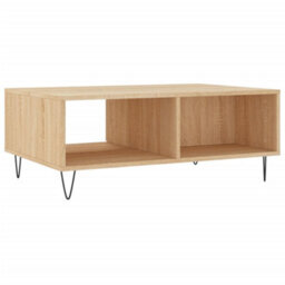 Berkfield Sturdy Coffee Table Sonoma Oak 90X60X35 Cm Engineered Wood - thumbnail 8