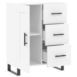 Berkfield Modern Sideboard White 69.5X34X90 Cm Engineered Wood - thumbnail 6