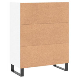 Berkfield Modern Sideboard White 69.5X34X90 Cm Engineered Wood - thumbnail 8