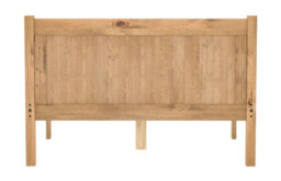 Save On Goods UK 4Ft6 Double All Pine,waxed Wood Bed Frame.wooden Shaker Style,low Footend Bedstead - thumbnail 6