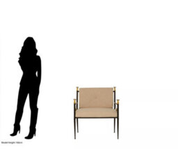 Orsina Glamorous Design Lounge Chair, Comfortable Occasional Arm Chair For Livingroom, Stylish Accent Armchair - thumbnail 9