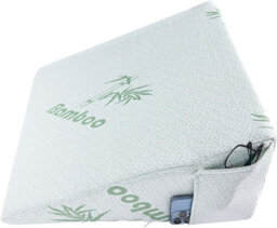 Gc Gaveno Cavailia Bed Wedge Pillow Memory Foam Bamboo Orthopaedic Back Support Pillow For Bed & Sofa  Neck Support - thumbnail 9