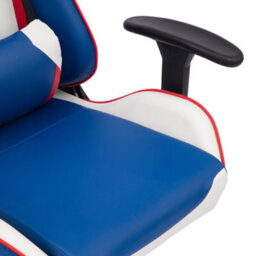 Rg-Pro Gaming Office Chair With High Back, Padded Support & Adjustable Height - Blue - thumbnail 6