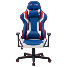 Rg-Pro Gaming Office Chair With High Back, Padded Support & Adjustable Height - Blue - thumbnail 7