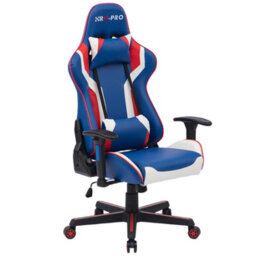 Rg-Pro Gaming Office Chair With High Back, Padded Support & Adjustable Height - Blue