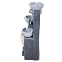 Living And Home 5-Tier Outdoor Solar-Powered Water Fountain With Led Lighting, Outdoor Decor For Garden Or Patio, 75.5Cm(H) - thumbnail 7