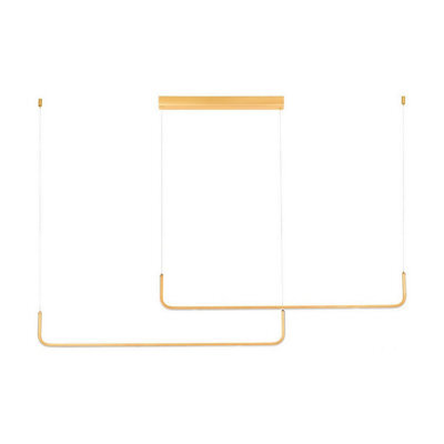 Luminosa Lighting Luminosa Strita Bar Pendant Ceiling Light Brass Gold Triac Dimmable Led 40W 2856Lm 3000K - image 1