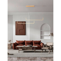 Luminosa Lighting Luminosa Strita Bar Pendant Ceiling Light Brass Gold Triac Dimmable Led 40W 2856Lm 3000K - thumbnail 2