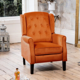 Annapoli Recliner Armchair - Orange - thumbnail 4