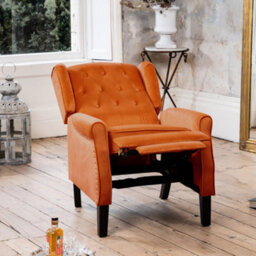 Annapoli Recliner Armchair - Orange - thumbnail 6