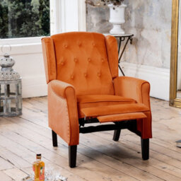 Annapoli Recliner Armchair - Orange - thumbnail 5