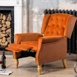 Annapoli Recliner Armchair - Orange - thumbnail 2