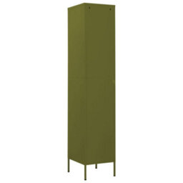 Berkfield Locker Cabinet Olive Green 35X46X180 Cm Steel - thumbnail 5