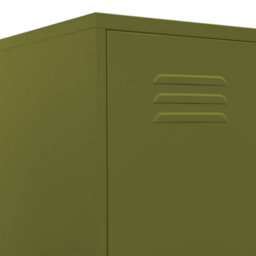 Berkfield Locker Cabinet Olive Green 35X46X180 Cm Steel - thumbnail 8