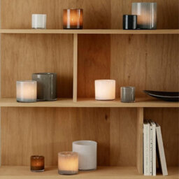 Blomus Saga Lantern Candle Holder L - White - thumbnail 2