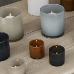 Blomus Saga Lantern Candle Holder L - White - thumbnail 4