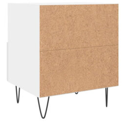 Berkfield Bedside Cabinets 2 Pcs White 40X35X47.5 Cm Engineered Wood - thumbnail 9