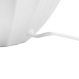 Wyld And Coco Lumina Bedside Lamp - Off-White Ceramic Base With Polycotton Drum Shade, 33Cm X 45Cm - thumbnail 9