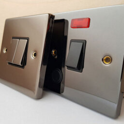 5 Pack - Black Nickel 2 Gang 2 Way Led 100W Trailing Edge Dimmer Light Switch - Se Home - thumbnail 6