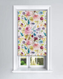Lister Cartwright Autumn Floral Patterned Blackout Roller Blinds Windows Blind (90 X 160 Cm)  Child Safety Included - thumbnail 2