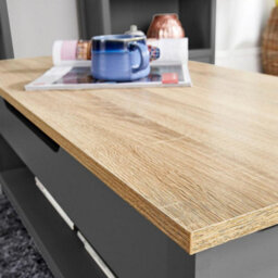 Home Source Avon Hidden Storage Lift Up Coffee Table Graphite - thumbnail 4