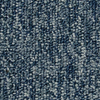 Latour 2 Langdale Mid Blue Loop Pile Contract Carpet Tiles For Domestic & Moderate Commercial Use - image 1