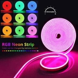 5M Rgb Neon Led Strip Lights 5V 84Leds Silicone Wifi Alexa Music Sync For Tv - thumbnail 4