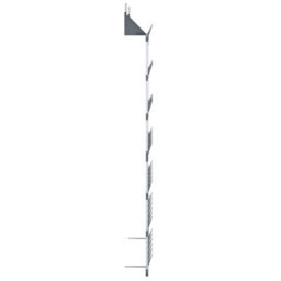 Vidaxl Hanging Shoe Rack Silver 66X13X139 Cm - thumbnail 4