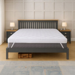 Neo Extra Thick 10Cm Mattress Topper Soft Memory Foam Plush Bounce Fibre Breathable Diamond Quilted Fabric Elastic Anti Slip Corne - thumbnail 1