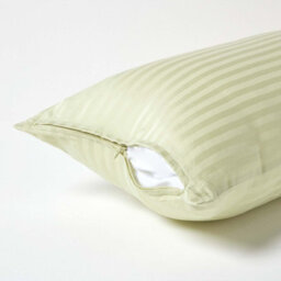 Homescapes Sage Green Continental Egyptian Cotton Pillowcase 330 Tc, 40 X 80 Cm - thumbnail 3