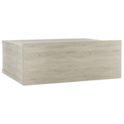 Vidaxl Floating Nightstand Sonoma Oak 40X30X15 Cm Engineered Wood - thumbnail 2