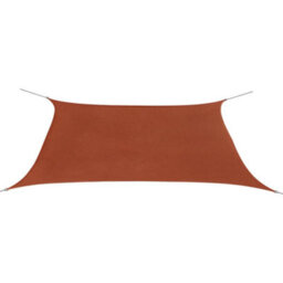 Berkfield Sunshade Sail Oxford Fabric Rectangular 2X4 M Terracotta - thumbnail 1
