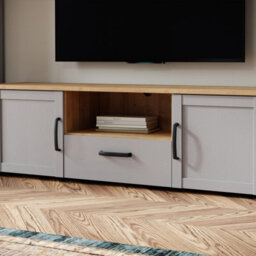 Furniture To Go Bohol Tv Unit Inc. Led Light In Riviera Oak/grey Oak - thumbnail 8
