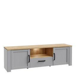 Furniture To Go Bohol Tv Unit Inc. Led Light In Riviera Oak/grey Oak - thumbnail 5