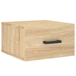 Berkfield Durable Wall-Mounted Bedside Cabinets 2 Pcs Sonoma Oak 35X35X20 Cm - thumbnail 5