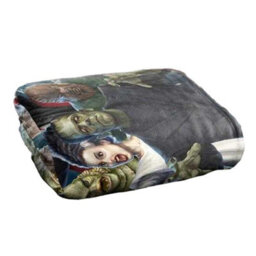 Universal Monsters Silky Group Soft Touch Blanket Multicoloured (One Size) - thumbnail 3