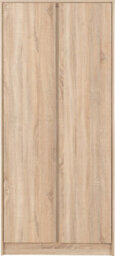 Seconique Malvern 2 Door Wardrobe In Sonoma Oak Effect Finish Hanging Rail And Shelf - thumbnail 3