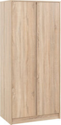 Seconique Malvern 2 Door Wardrobe In Sonoma Oak Effect Finish Hanging Rail And Shelf - thumbnail 1