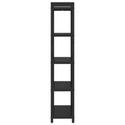 Berkfield Modern Bookcase Black Oak 60 X 30 X 153 Cm Engineered Wood - thumbnail 6