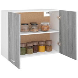 Vidaxl Hanging Cabinet Lyon Grey Sonoma 80X31X60 Cm Engineered Wood - thumbnail 4