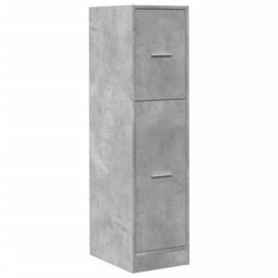 Walplus Apothecary Cabinet Concrete Grey 30X41X118 Cm Engineered Wood - thumbnail 3