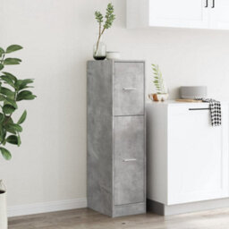 Walplus Apothecary Cabinet Concrete Grey 30X41X118 Cm Engineered Wood - thumbnail 4