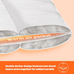 Silentnight Warm & Cosy Double Decker Duvet - 18 Tog - Single - thumbnail 4