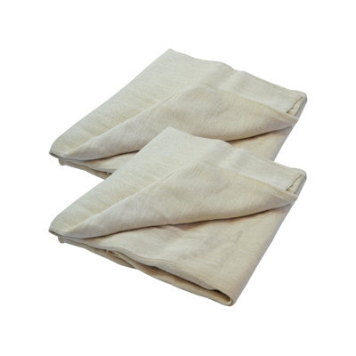 Faithfull Faidsct129 Cotton Twill 12 X 9Ft Decorating Dust Sheets Twin Pack