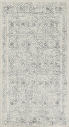 Livabliss Roma-Vintage Grey Cream Ivory Traditional Boho Living Dining Bedroom Rug 80 X 150 Cm Easy Care, Non Shedding - thumbnail 1
