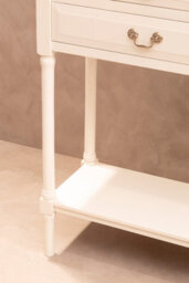 Orsina Console Table For Hallway, Pine Wood Hallway Table For Home Office Décor, Wood Table With 4 Drawers - thumbnail 7