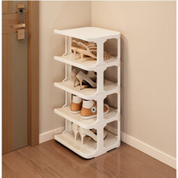 Shoe Rack Tall Storage Shelf Unit Cabinet Organiser Footwear Stand - thumbnail 4