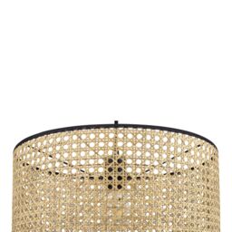 GoodHome Tonkin Natural & Black Round Lamp Shade (D)38Cm - thumbnail 6