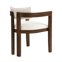 Abrihome Set Of 2, Solid Wood Chairs, Dining Chairs, Suitable For Homes, Restaurants, Living Rooms, And Cafes, Linen, Walnut Wood Color - thumbnail 9