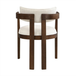 Abrihome Set Of 2, Solid Wood Chairs, Dining Chairs, Suitable For Homes, Restaurants, Living Rooms, And Cafes, Linen, Walnut Wood Color - thumbnail 8